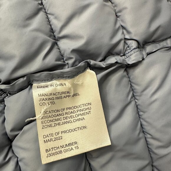 Save The Duck Big Donny Jacket Hooded Puffer Size 12 Blue - Picture 8 of 16